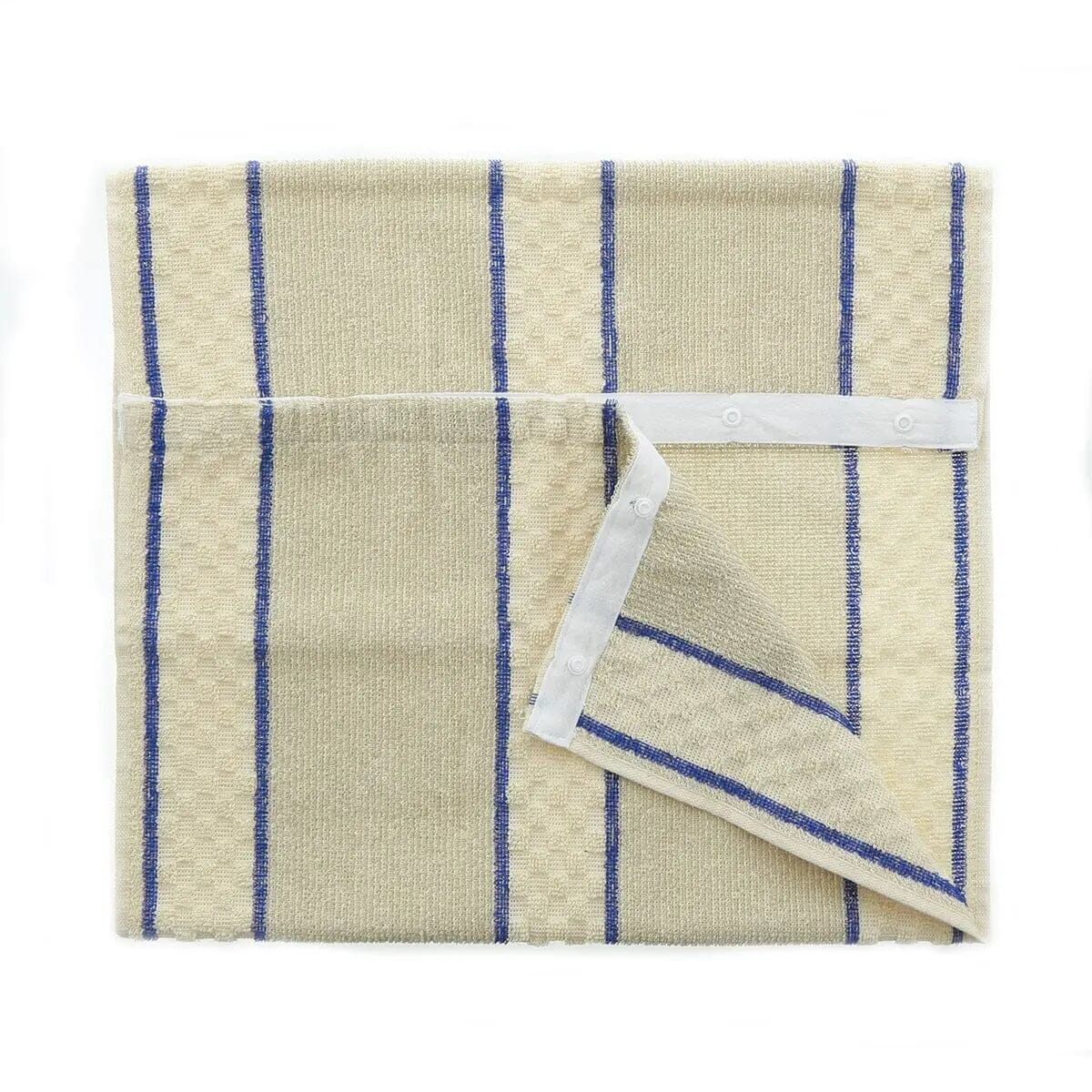Aga Roller Towel with Poppers Blue