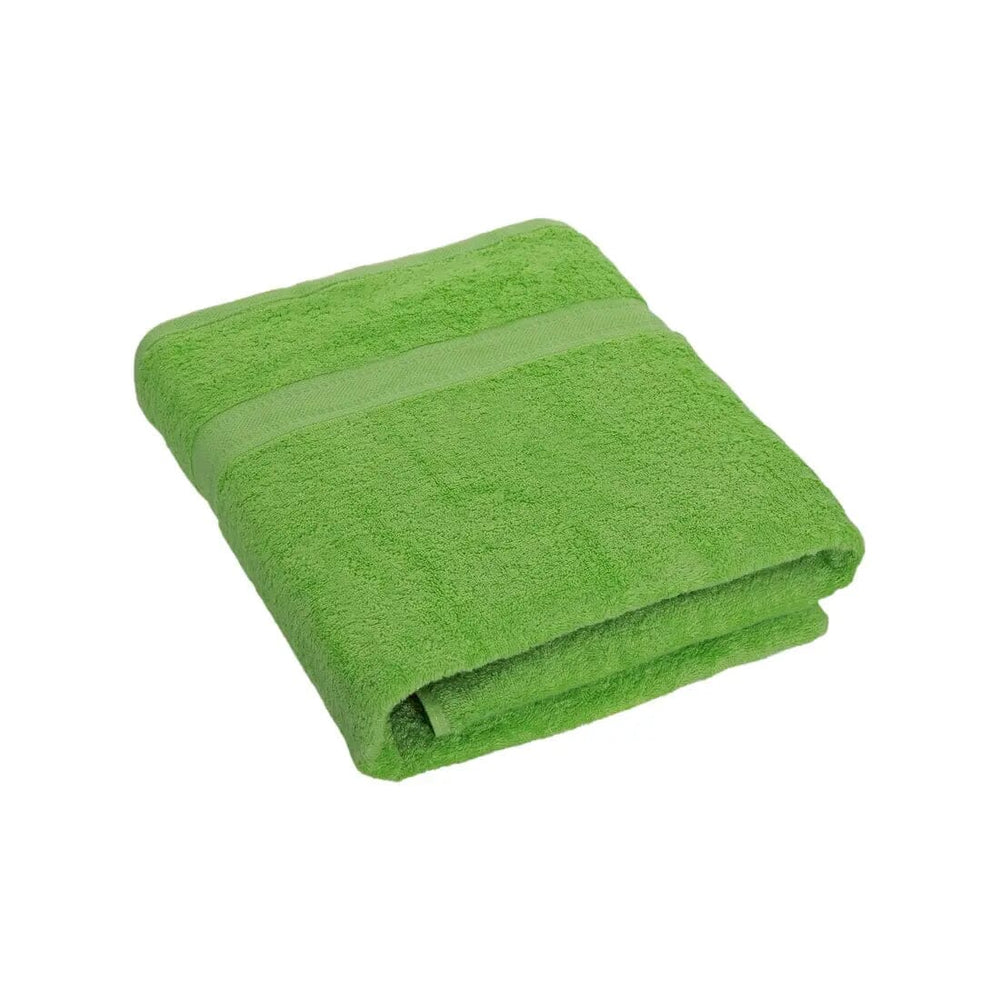green bath towel, lime green bath linen