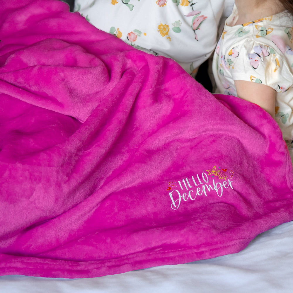 Hello December Cosy Home Christmas Snuggle Blanket