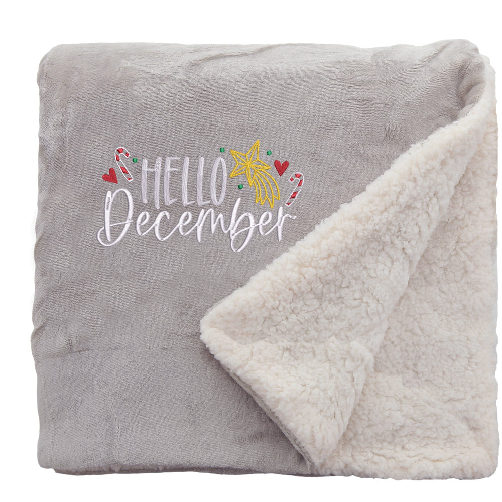 Hello December Cosy Home Christmas Snuggle Blanket