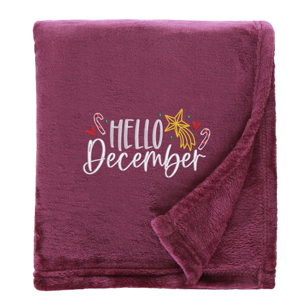 Hello December Cosy Home Christmas Snuggle Blanket