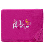 Hello December Cosy Home Christmas Snuggle Blanket