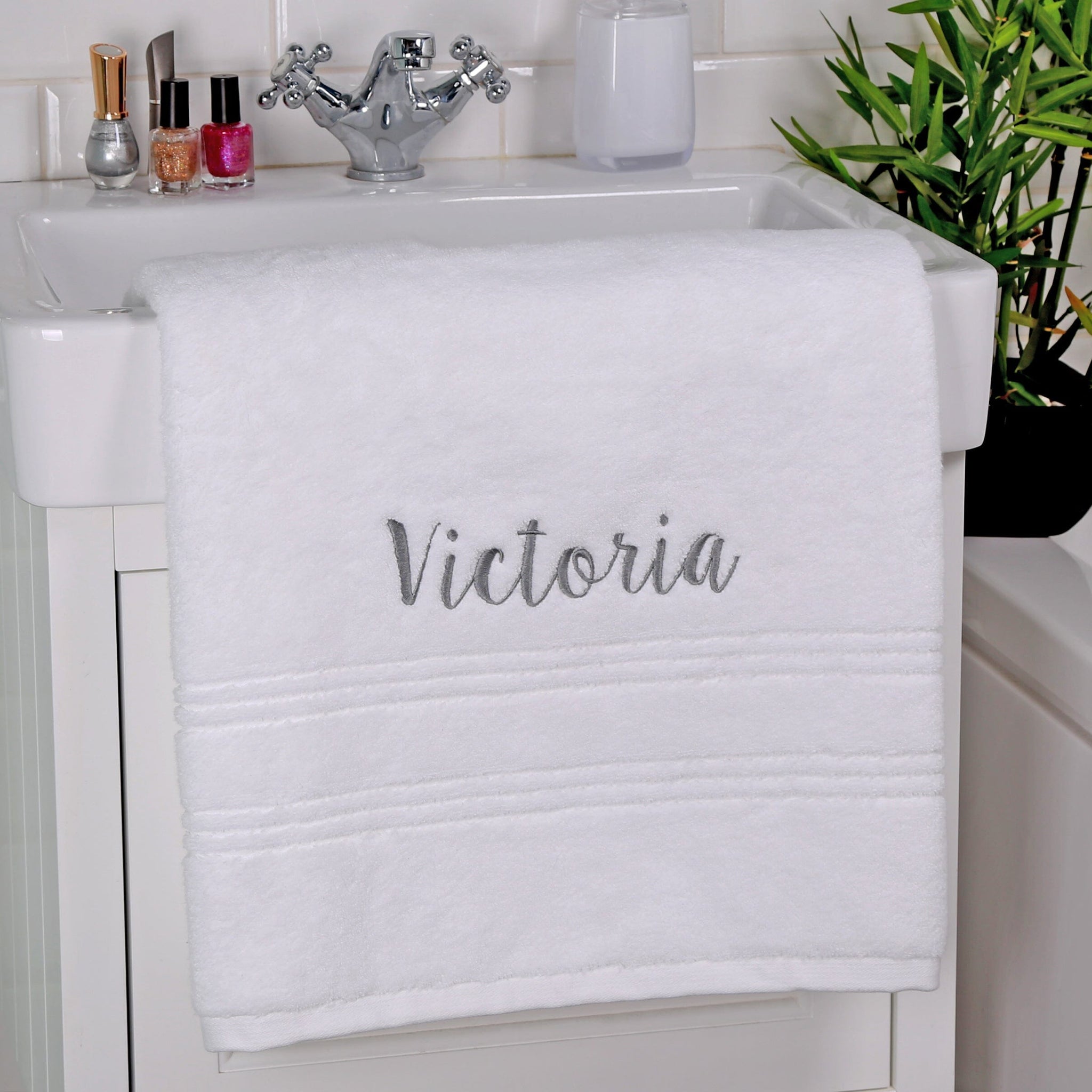 personalised opulence hand towel