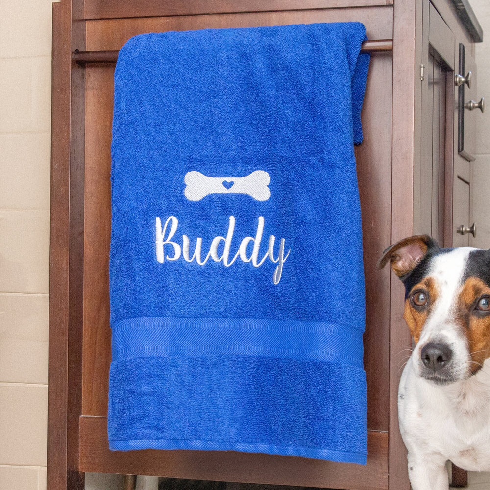 Personalised Dog Drying Towel