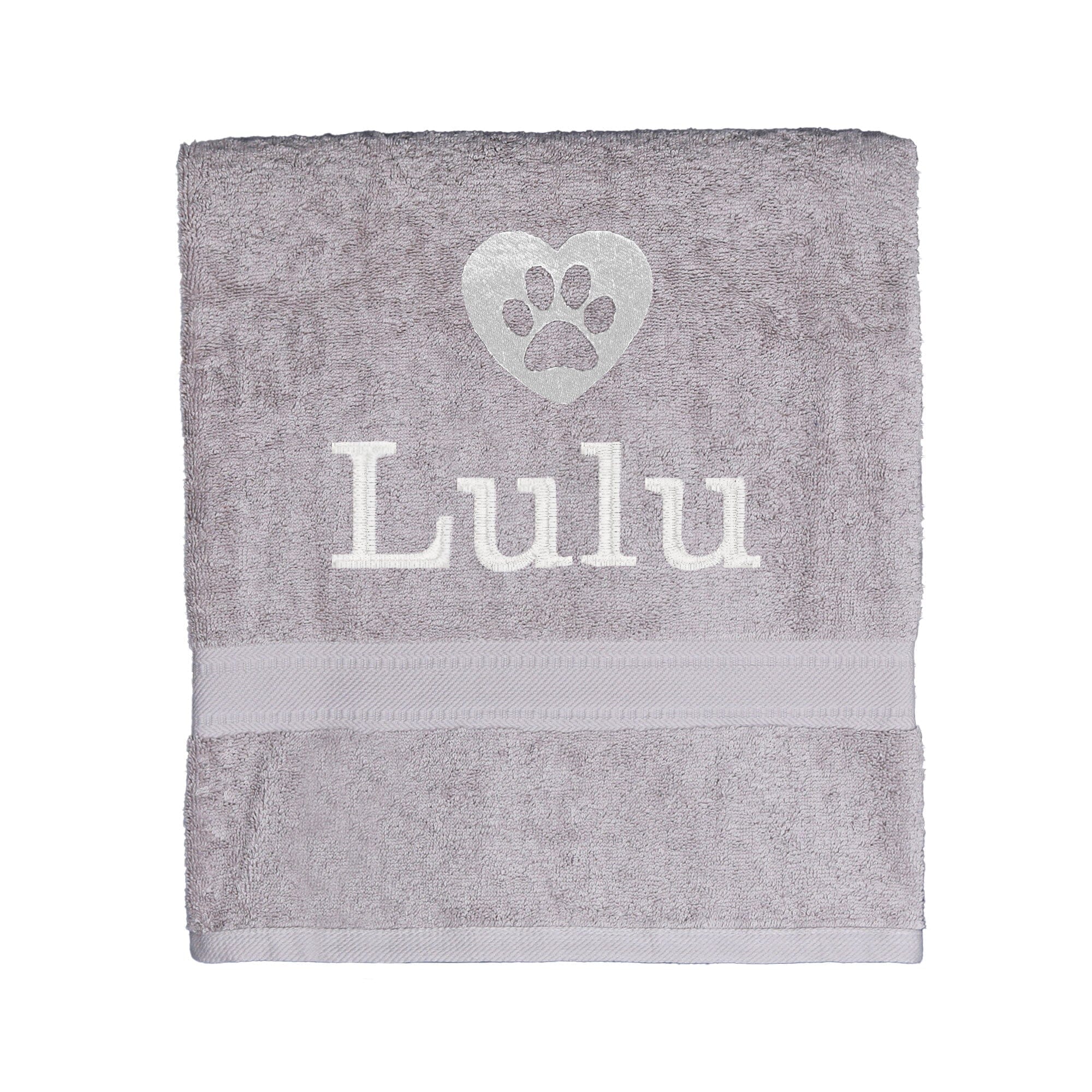 Personalised Dog Drying Towel