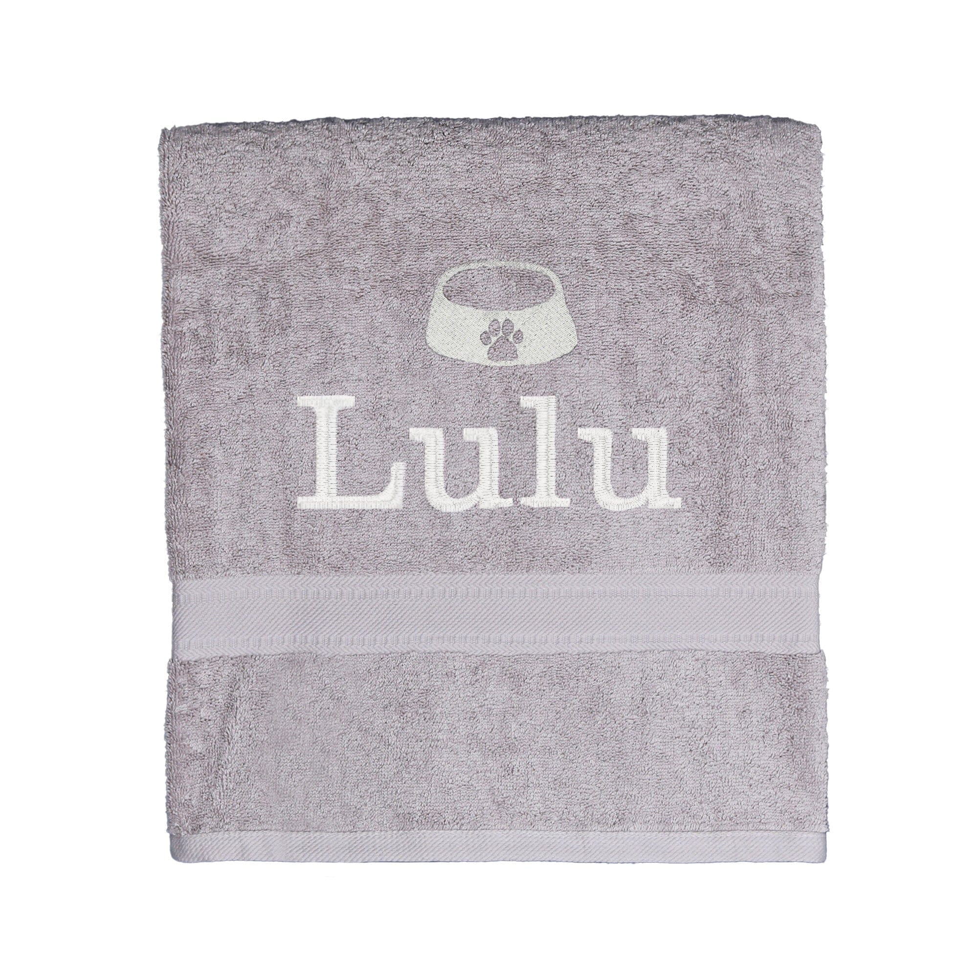 Personalised Dog Drying Towel