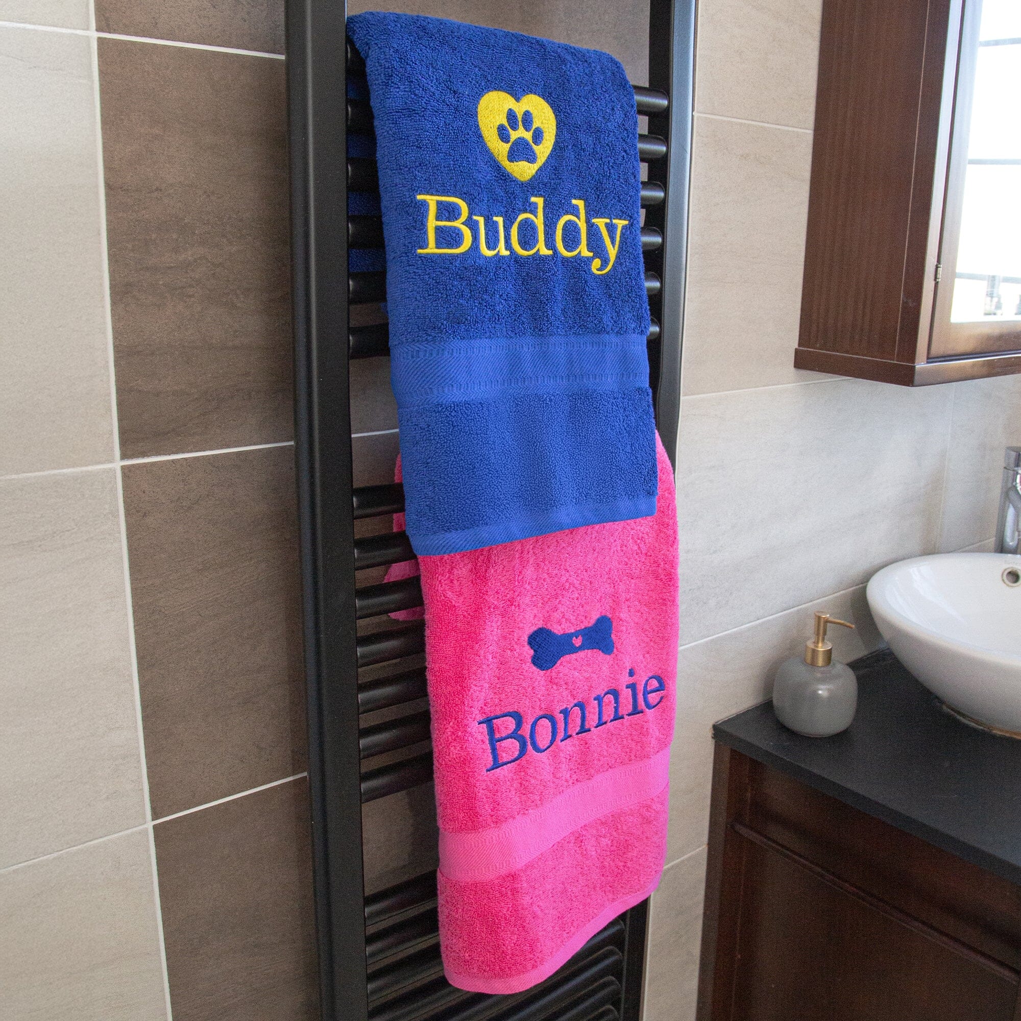 Personalised Dog Drying Towel
