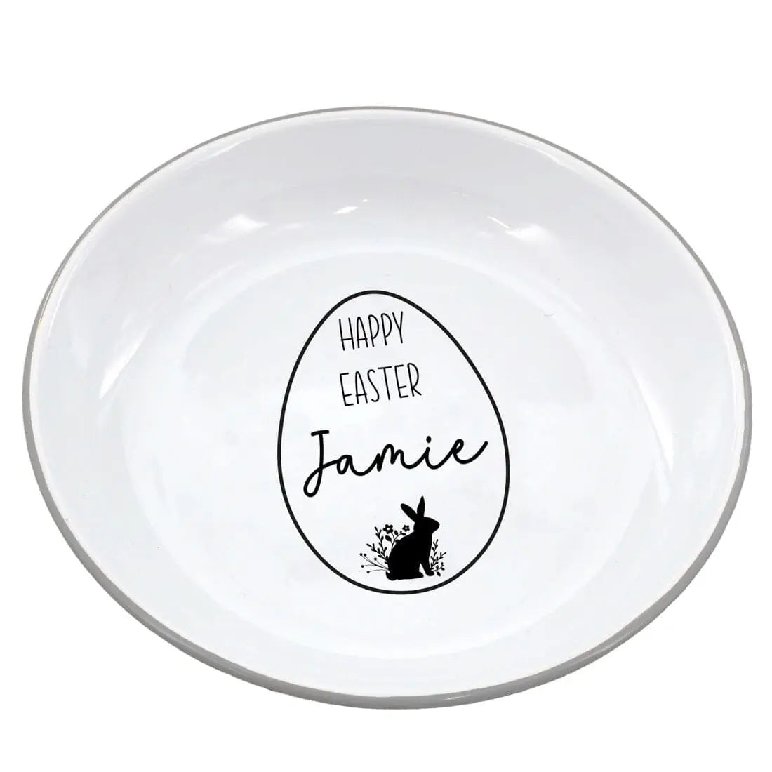 Personalised Easter Enamel Snack Bowl