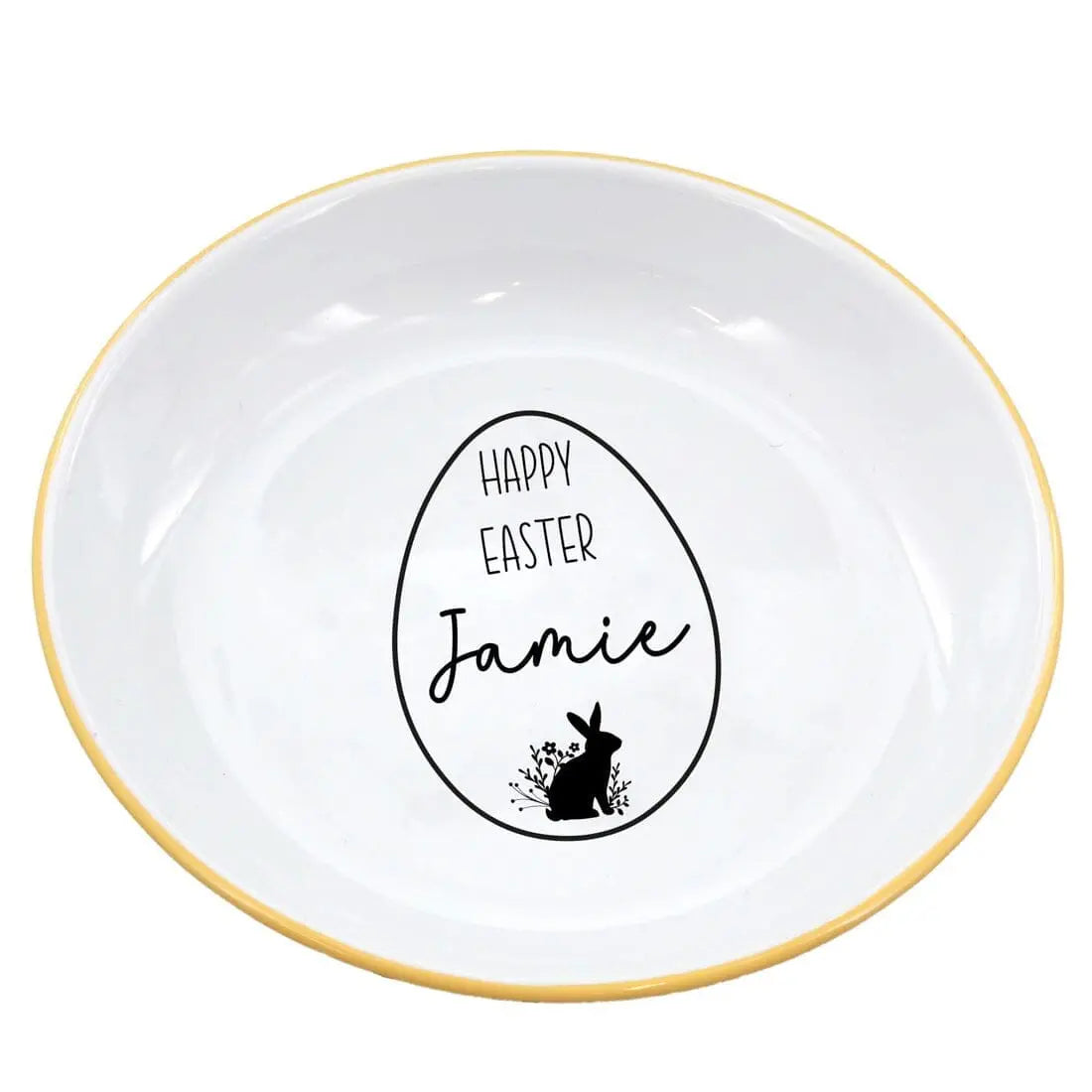 Personalised Easter Enamel Snack Bowl