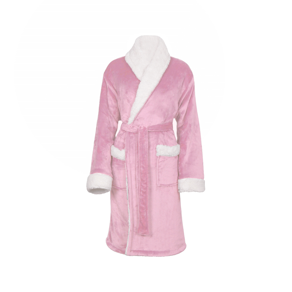 sherpa-fleece-dressing-gown