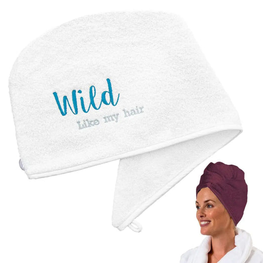 turban towel with cheeky design