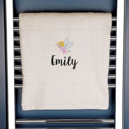 Children's Fairy Bath Towel Egyptian - Vanilla  