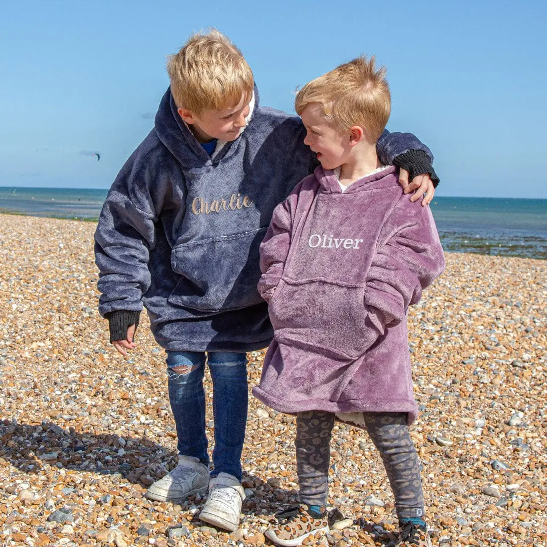 Children's Hooded Wearable Blanket   