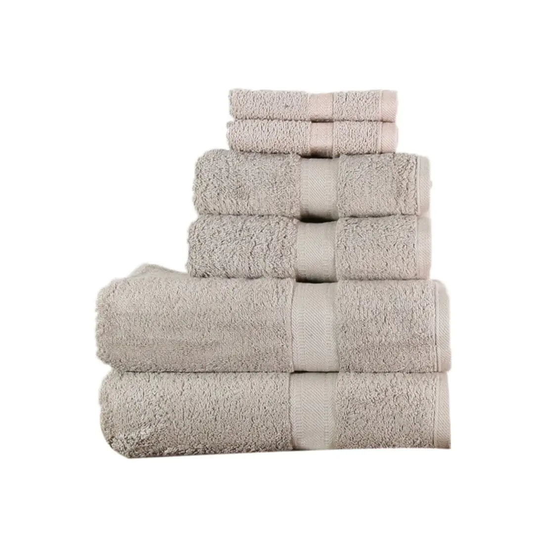 Egyptian Cotton 550gsm 6 Piece Towel Bale Egyptian - Natural
