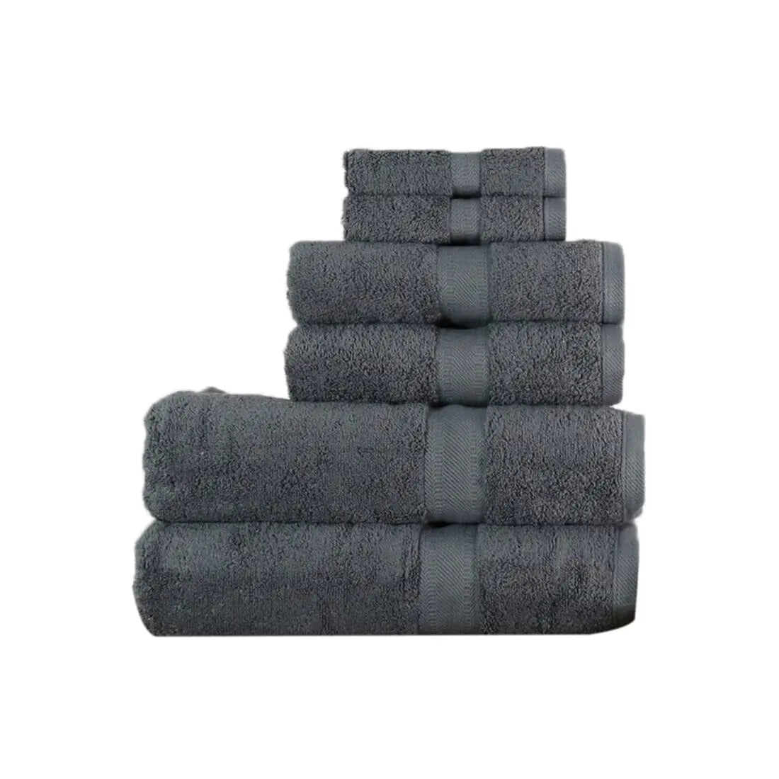 Egyptian Cotton 550gsm 6 Piece Towel Bale Egyptian - Slate