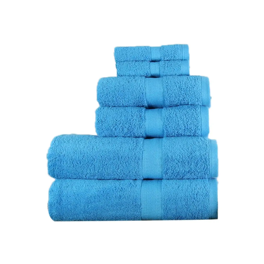 Egyptian Cotton 550gsm 6 Piece Towel Bale Egyptian - Turquoise