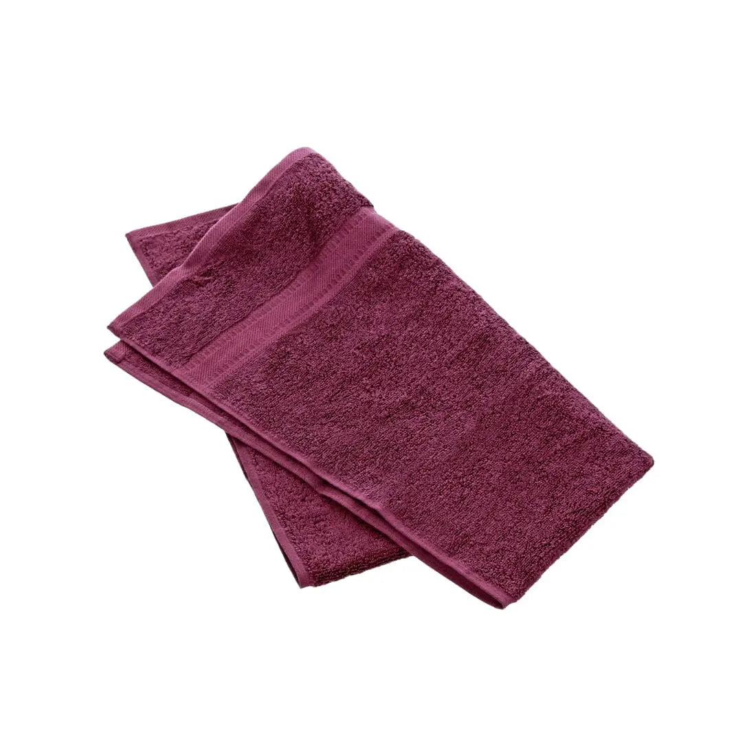 aubergine hand towel