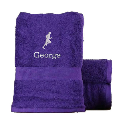 Fitness Bath Towel Egyptian - Purple  