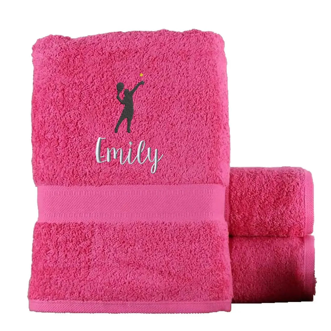 Novelty Egyptian Cotton Tennis Towel Egyptian - Pink  