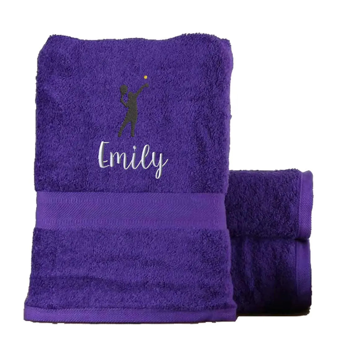 Novelty Egyptian Cotton Tennis Towel Egyptian - Purple  