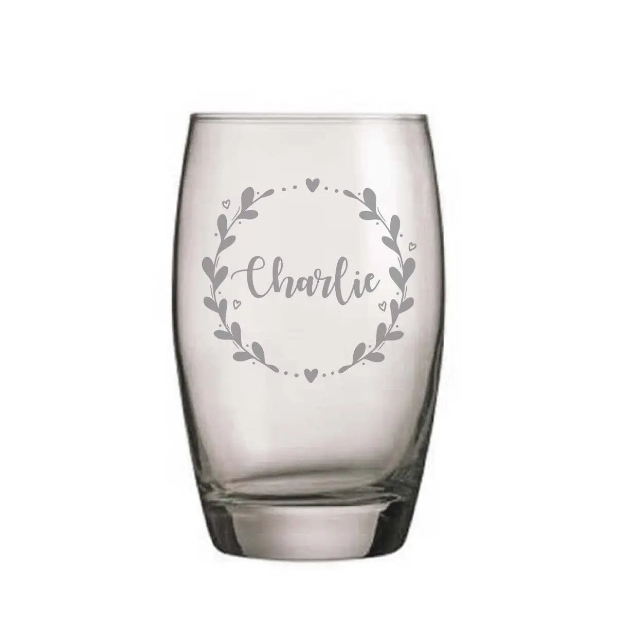 Personalised Coloured Glass Tumbler