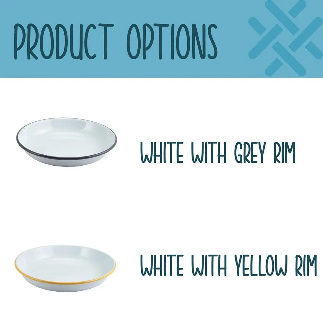 Personalised Enamel Chips And Dips Bowl With Ramekin