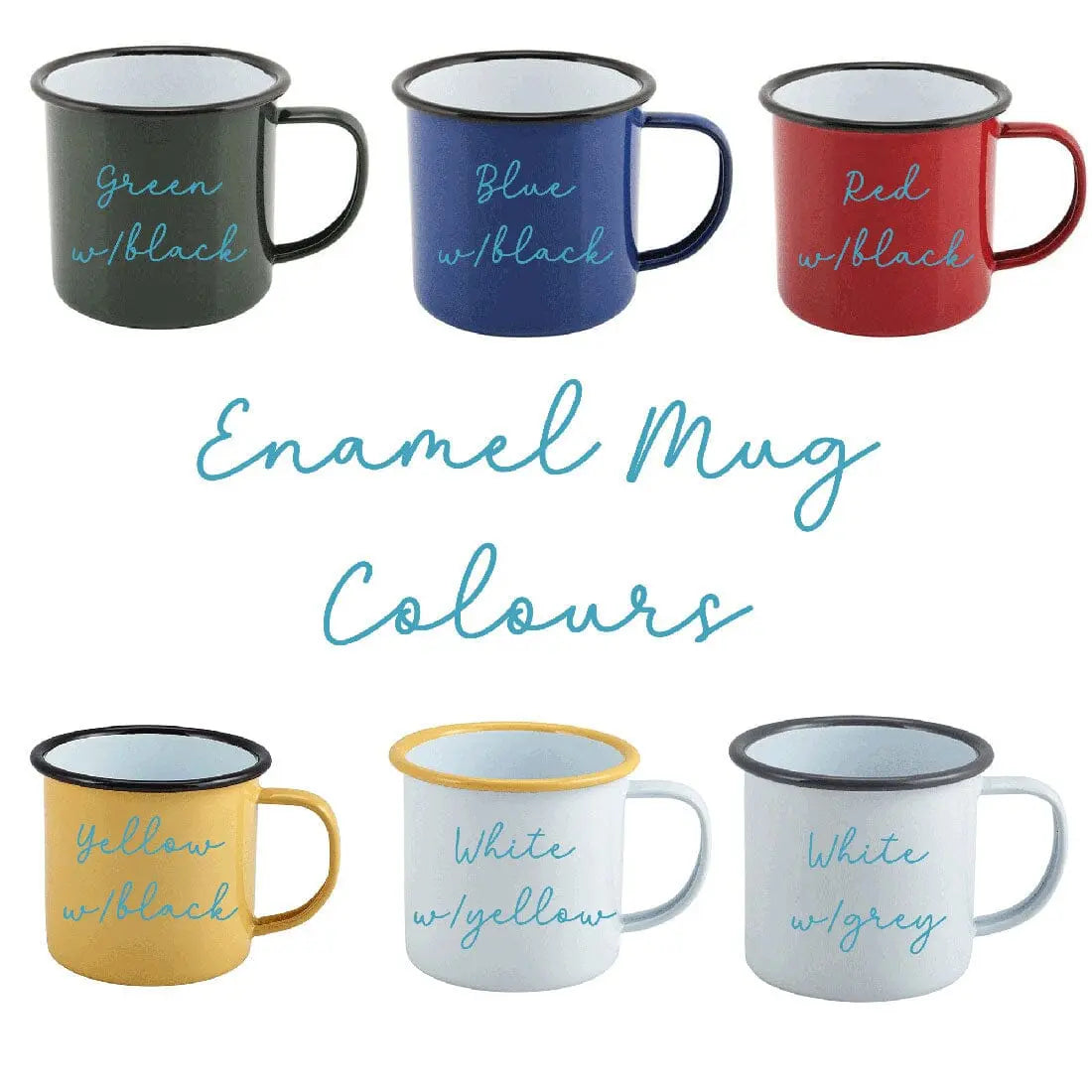 Personalised Fishing Enamel Mug