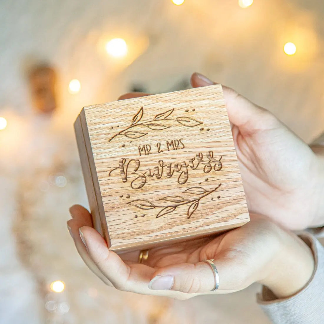 Personalised Wedding Mini Keepsake Box
