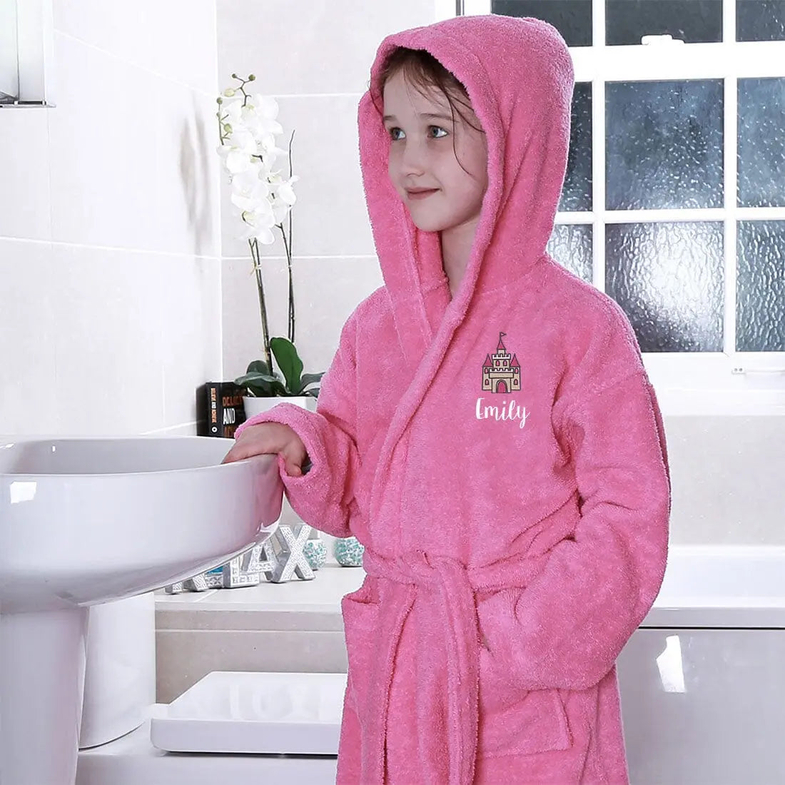 Princess Castle Hooded Bathrobe   