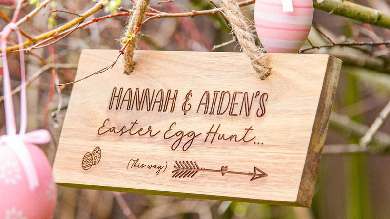 easter bunny sign for kids