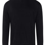 Black sweatshirt on a white background
