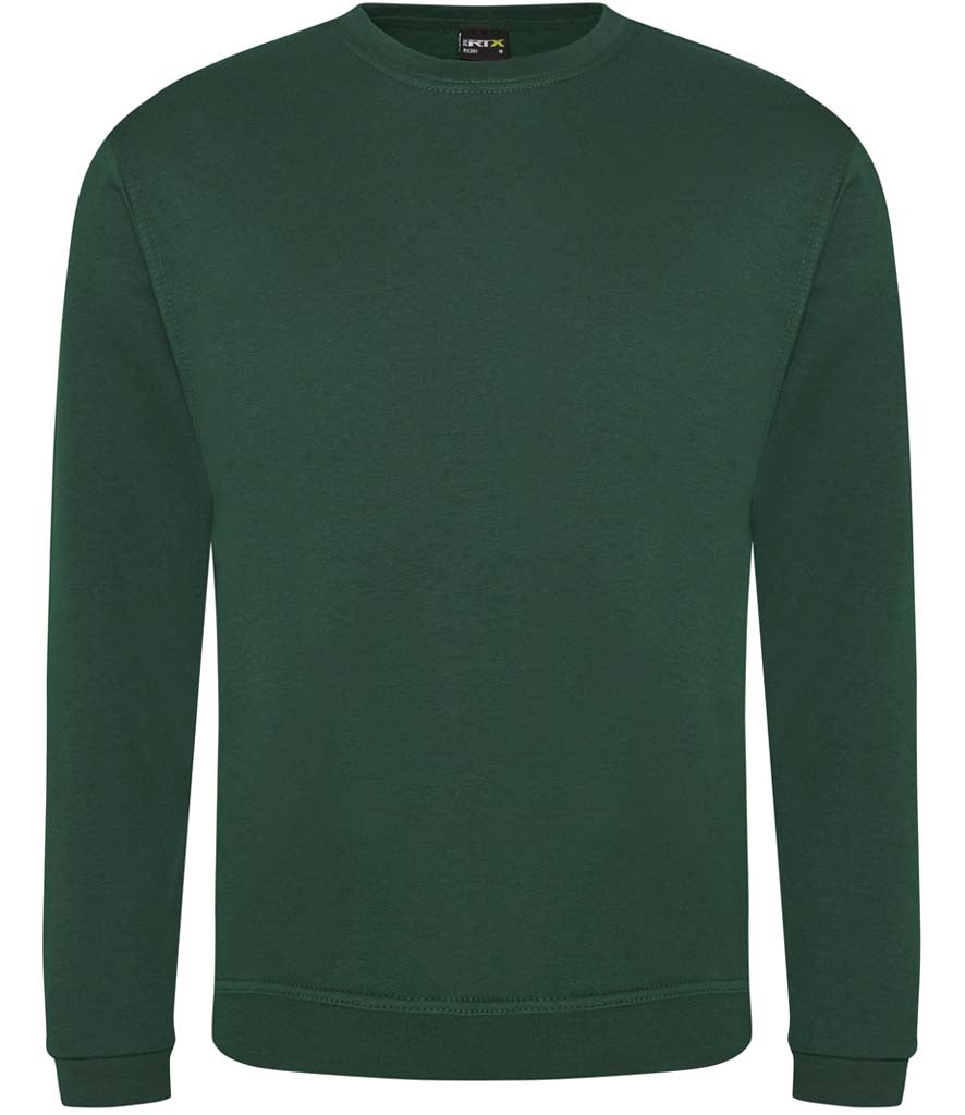 Green sweatshirt on a white background