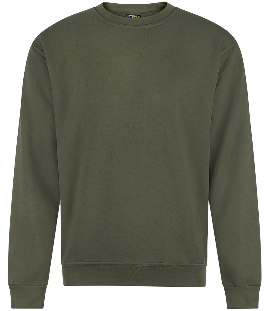 Khaki sweatshirt on a white background
