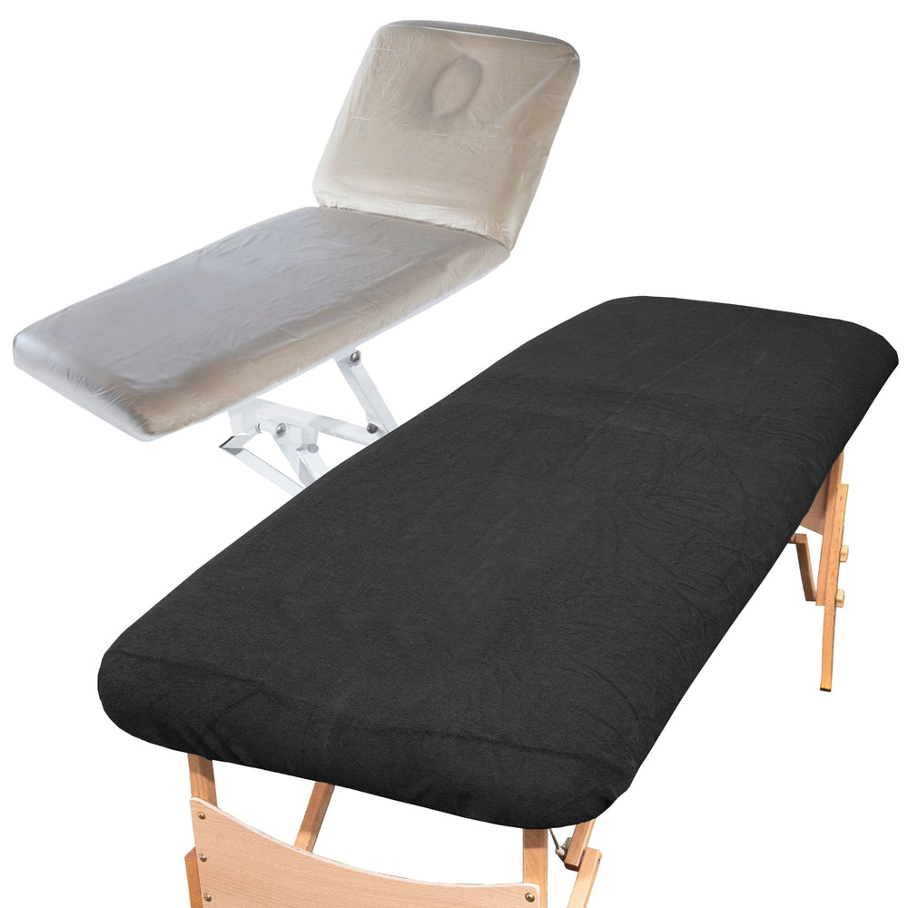 aztex large luxury pvc massage couch cover bundle