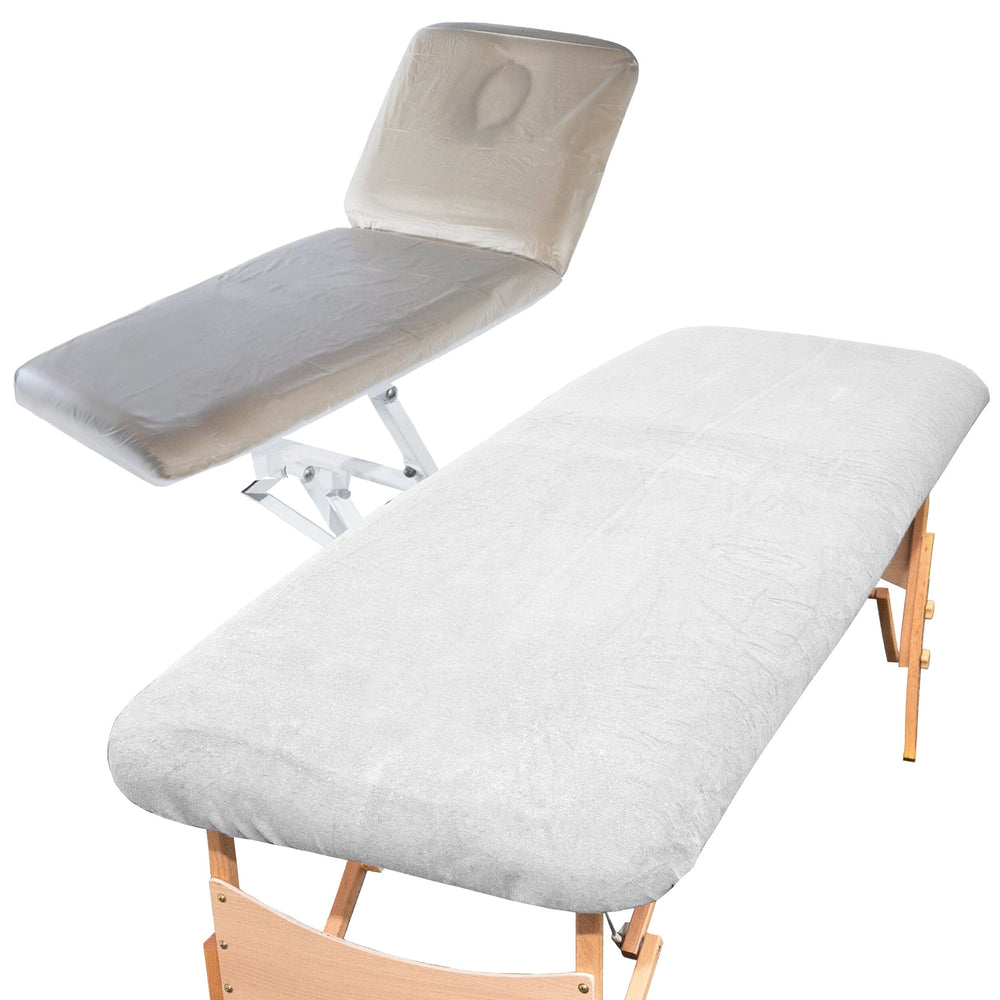aztex large luxury pvc massage couch cover bundle