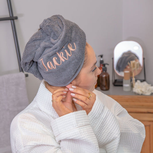 Aztex Luxury Hair Turban Towel Washing My Hair Logo