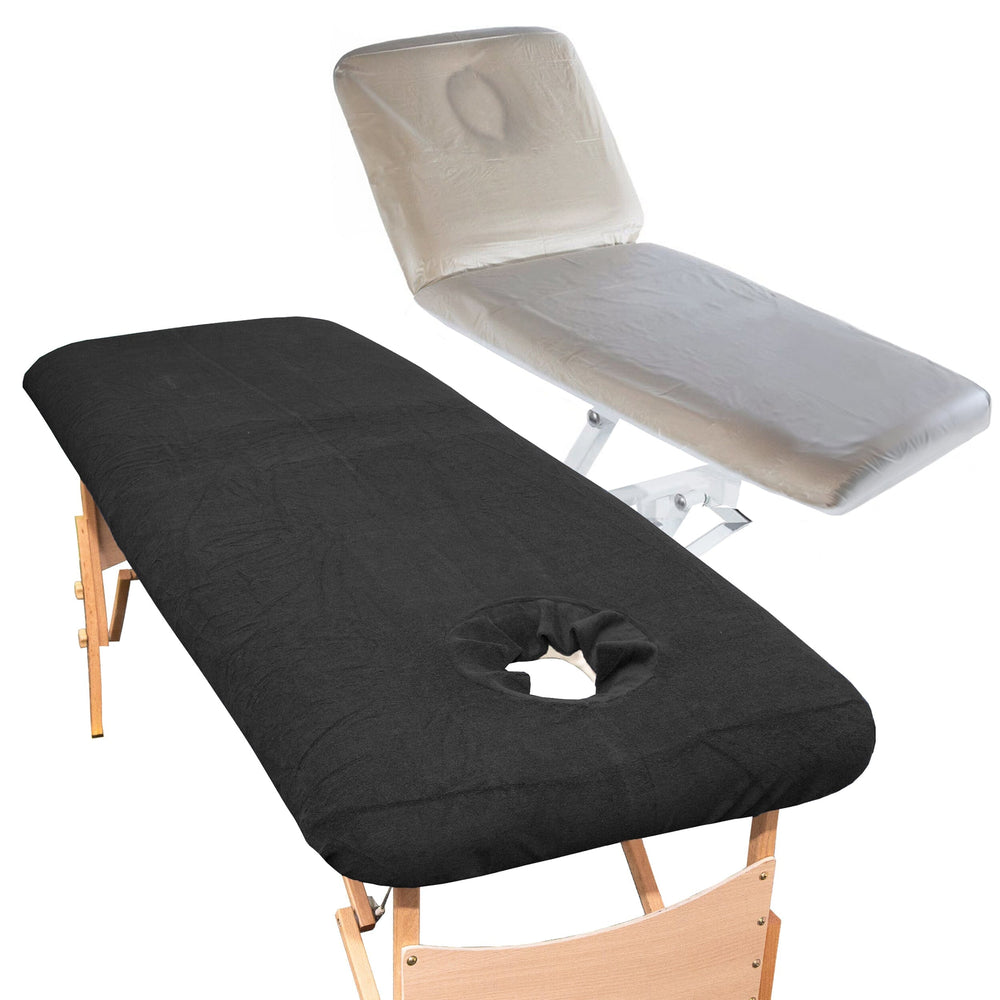 aztex luxury pvc massage couch cover bundle