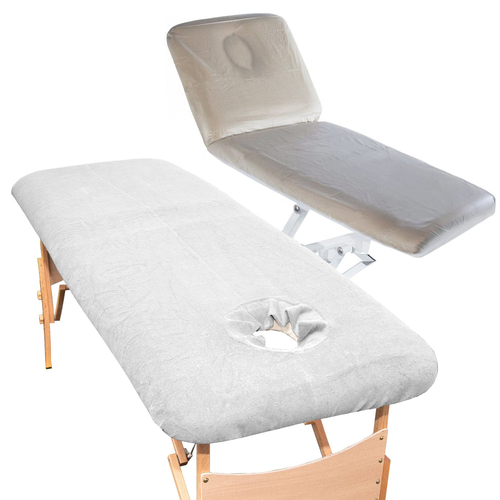 aztex luxury pvc massage couch cover bundle