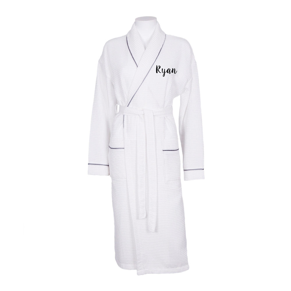 Waffle Dressing Gown with LOVES TO SLEEP Logo