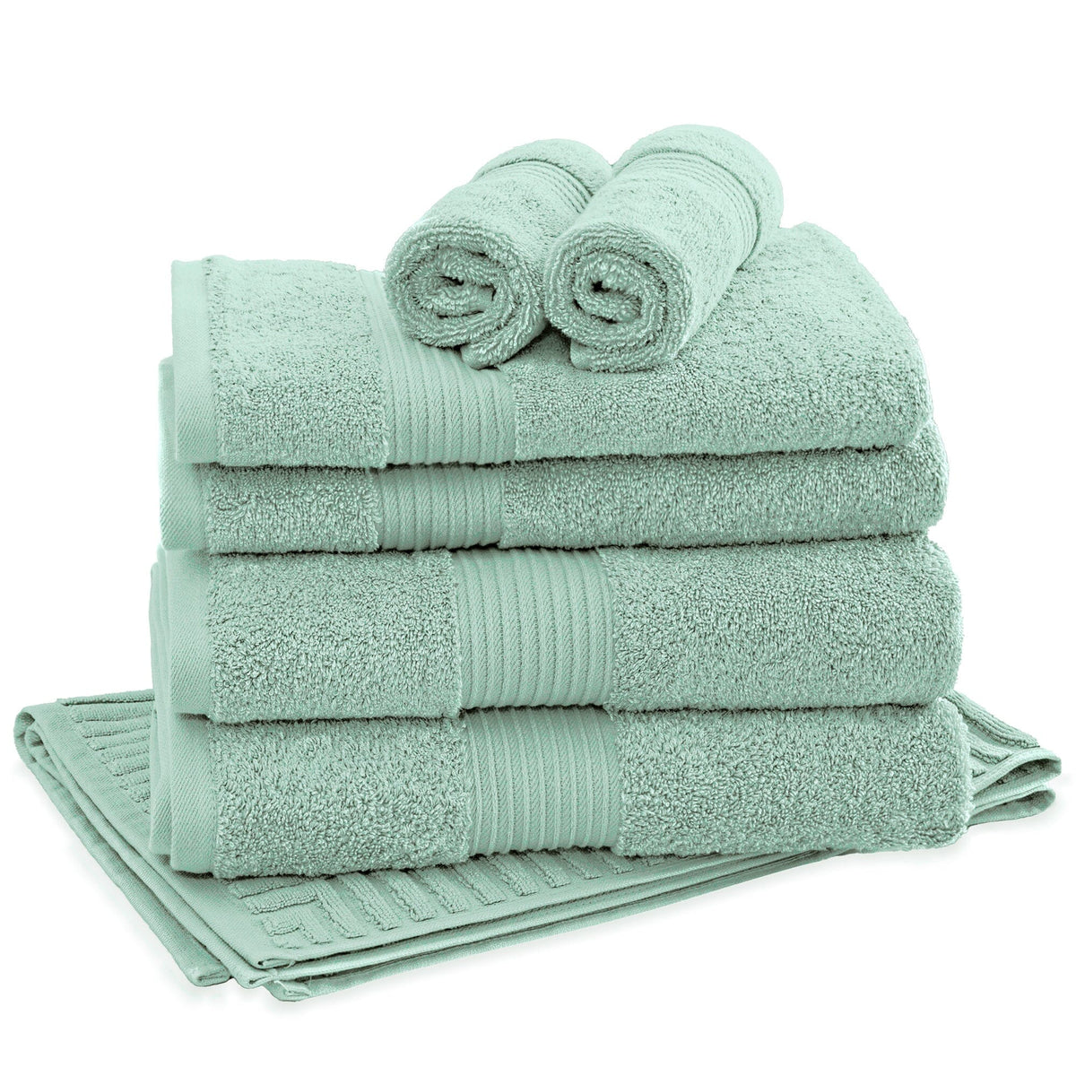 Pima Cotton 7 Piece Towel Bale Set 650gsm