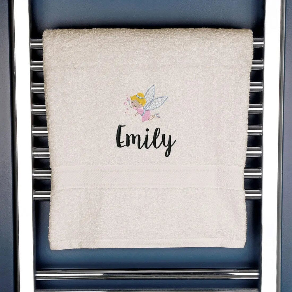 Children's Fairy Bath Towel Egyptian - Vanilla  