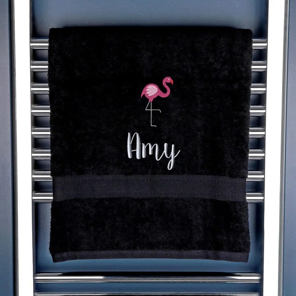 Children's Flamingo Bath Towel   