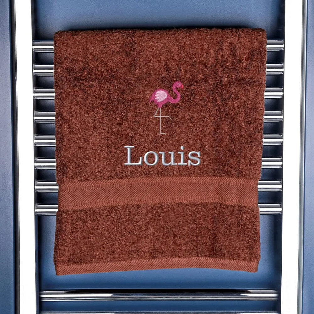Children's Flamingo Bath Towel   