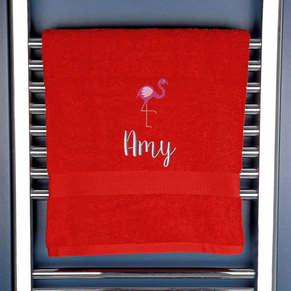 Children's Flamingo Bath Towel   
