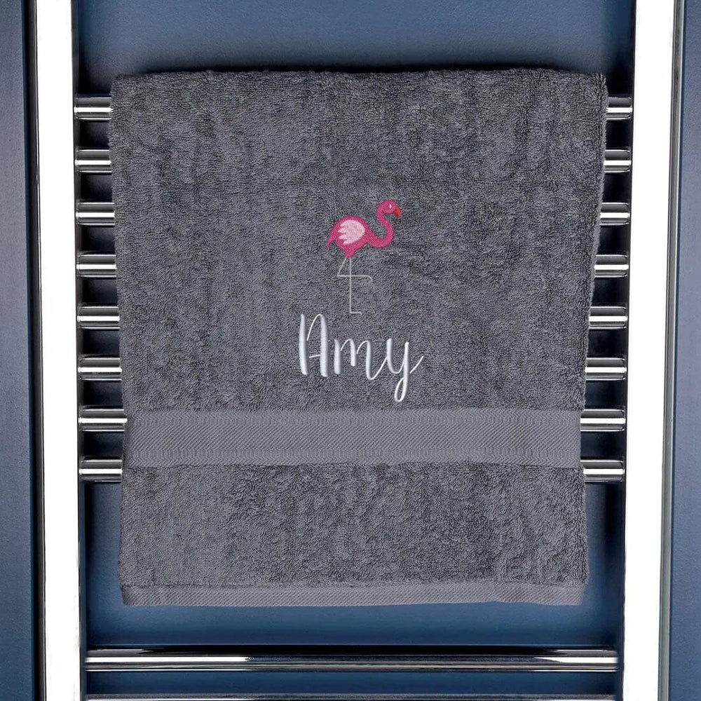 Children's Flamingo Bath Towel   