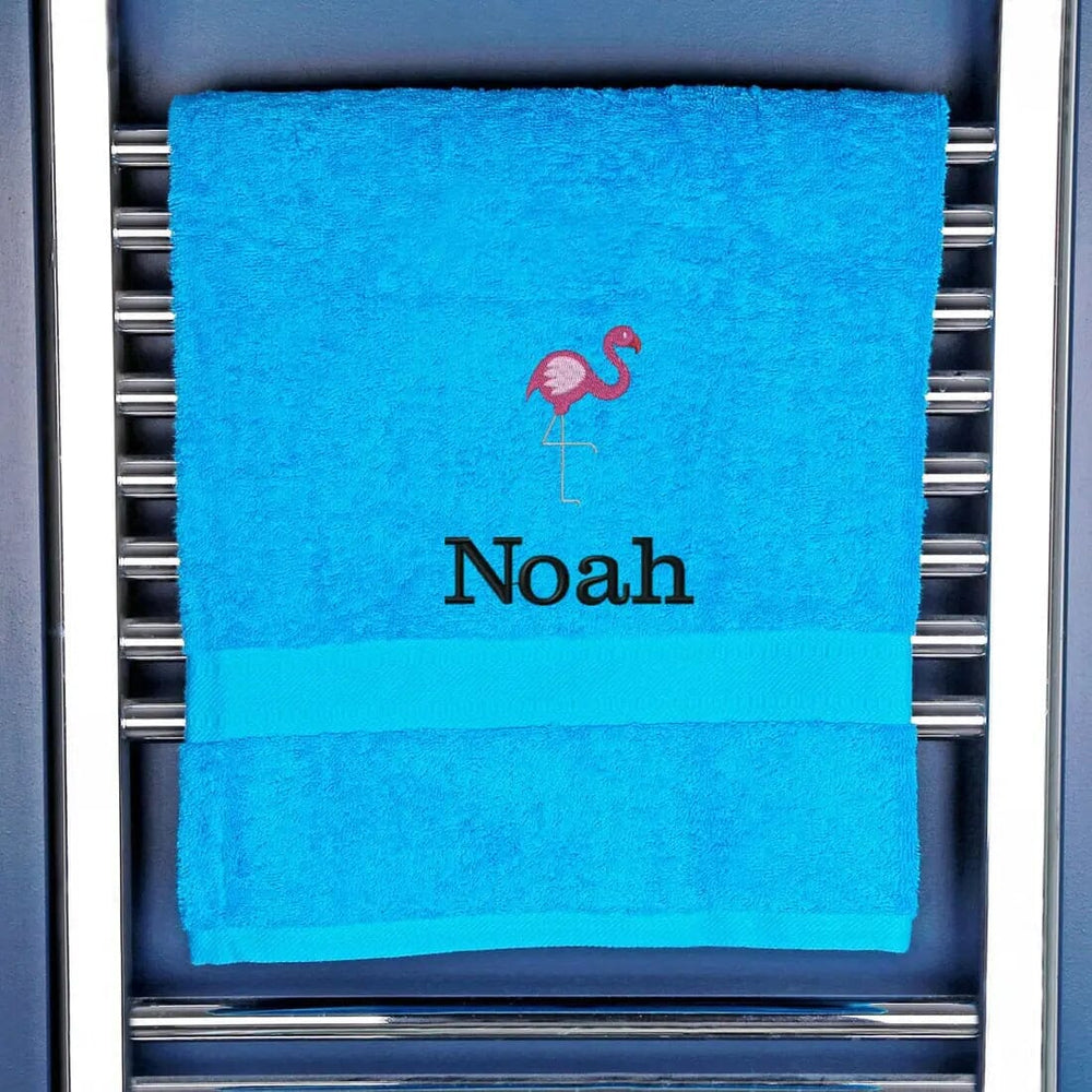 Children's Flamingo Bath Towel   