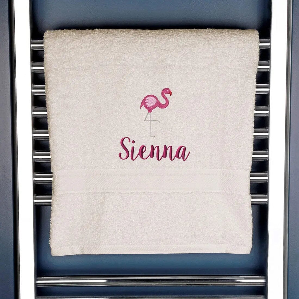 Children's Flamingo Bath Towel   