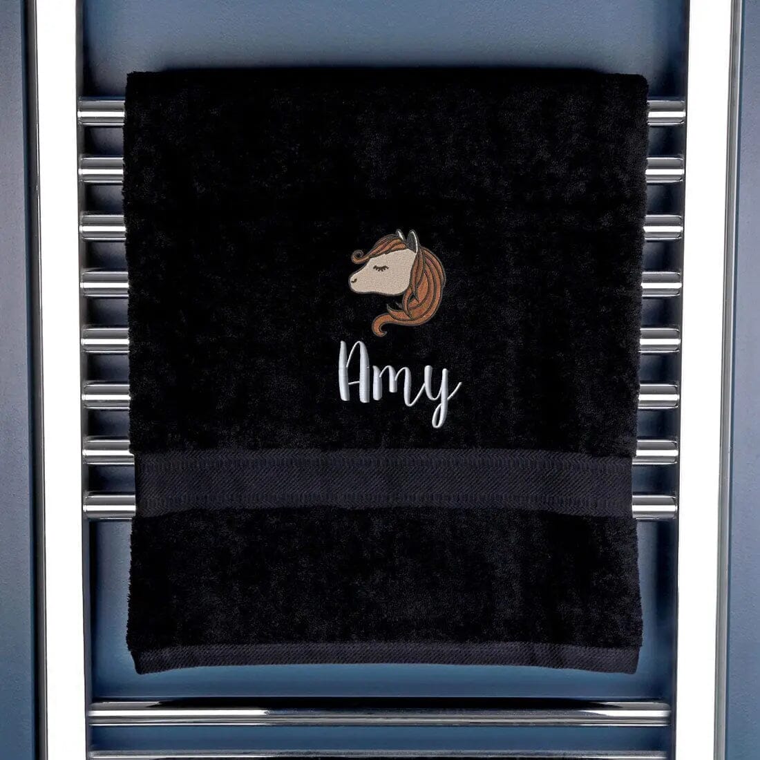 Children's Horse Logo Bath Towel   