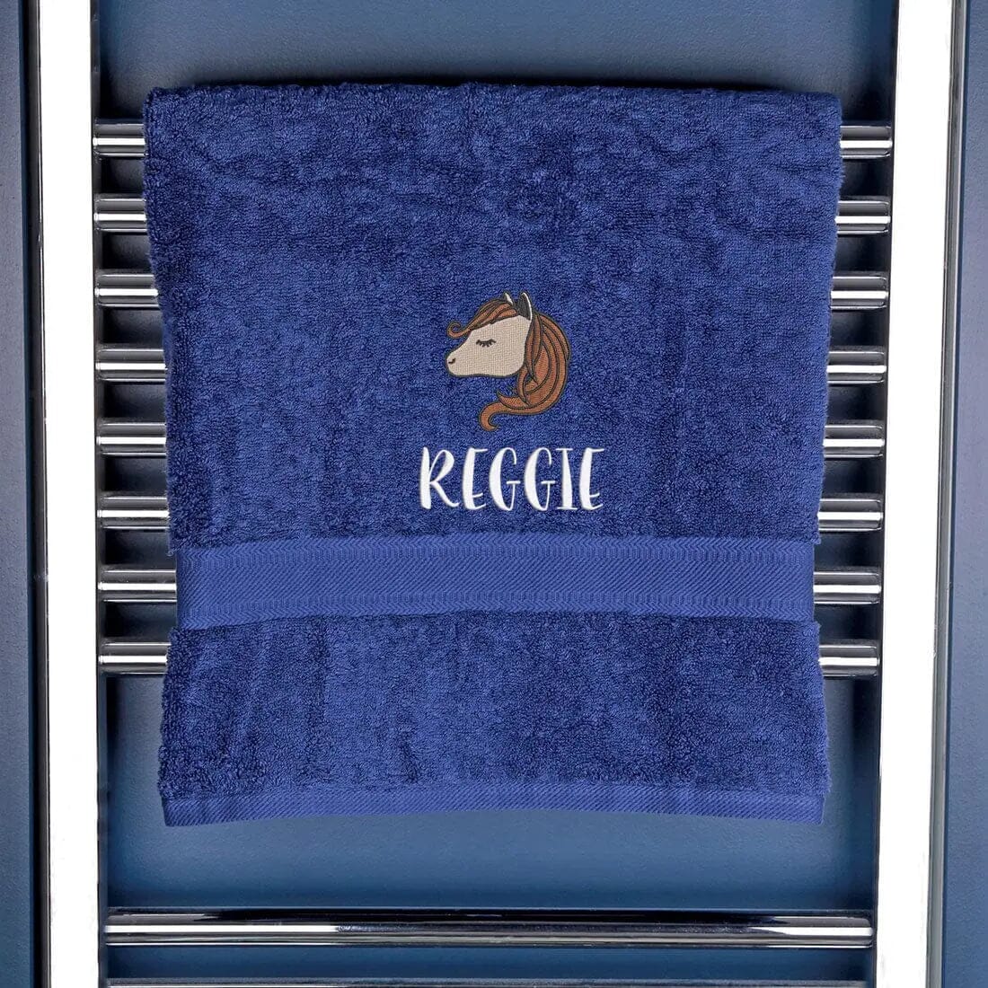 Children's Horse Logo Bath Towel   