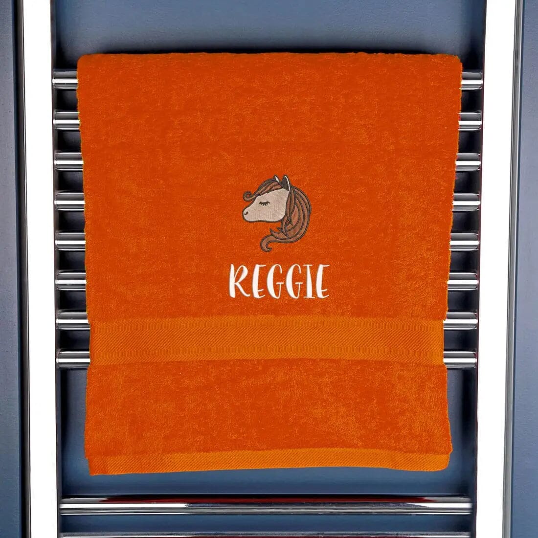 Children's Horse Logo Bath Towel   